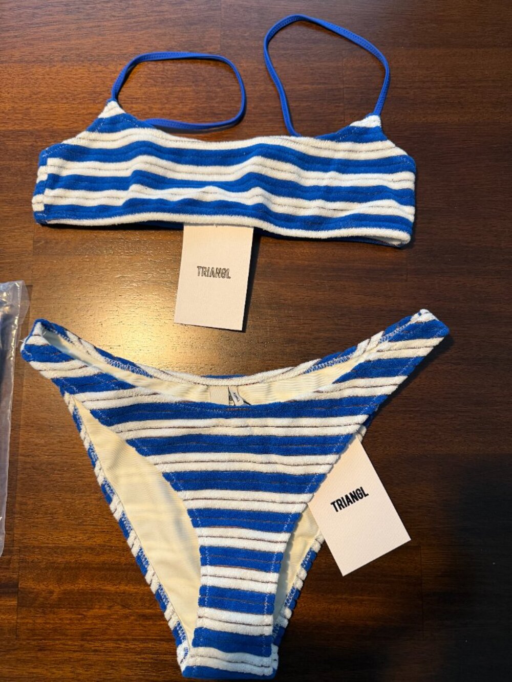 Triangl MICA - JOLY TERRY TOWELLING CROP BIKINI SET XS set - Picture 4 of 5